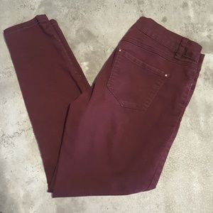 Burgundy pants